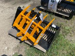 Miva 3 Pc Mini Excavator Bucket,Rake,Ripper