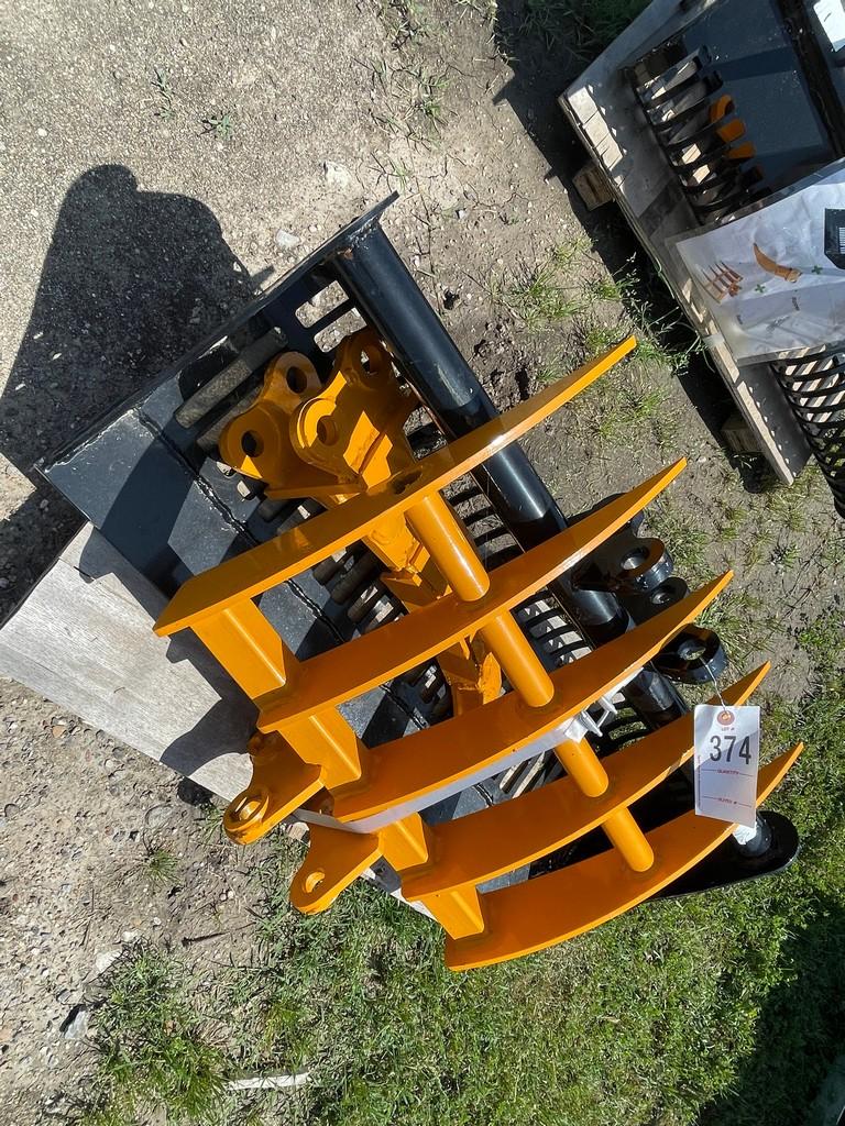 Miva 3 Pc Mini Excavator Bucket,Rake,Ripper