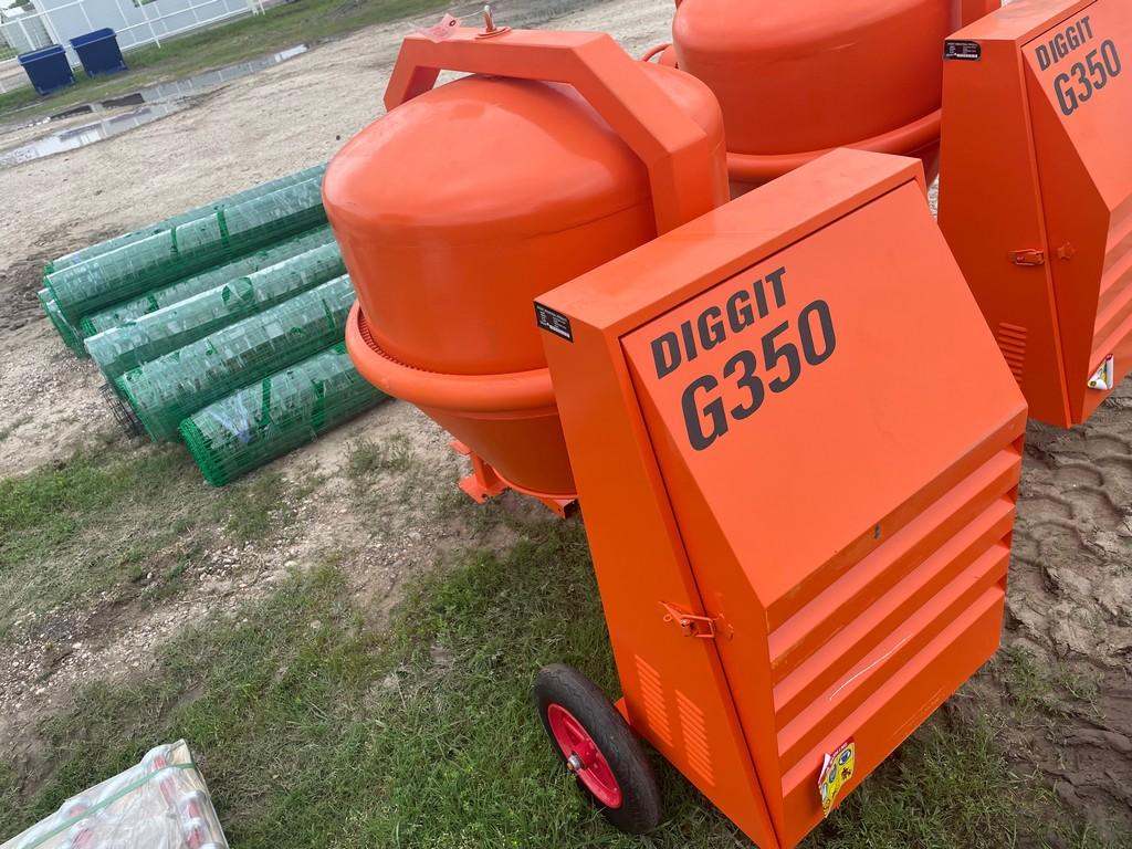 Diggit Model G350 concrete Mixer 12 CU Ft.