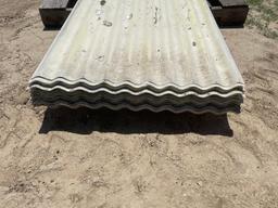 Pallet of Fiberglass sheets (50)