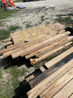 Pallet of Misc Size 2x4s