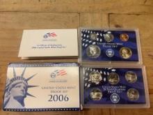 2006 United States Mint Proof Set Certificate of Authenticity