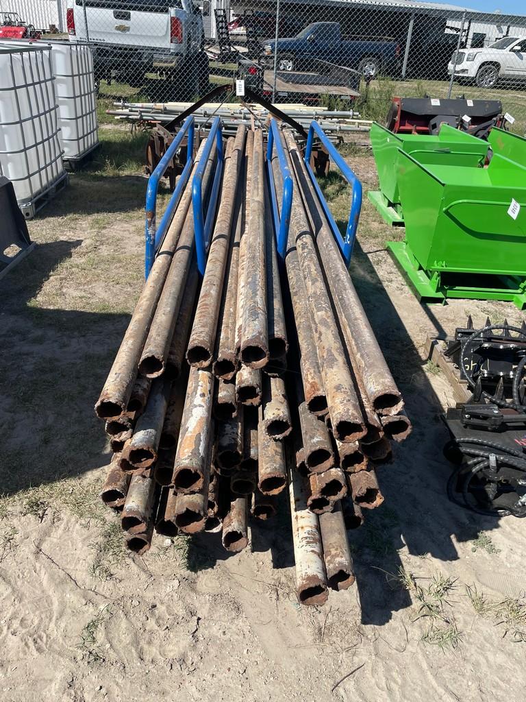 Cart Full of 2" Pipe