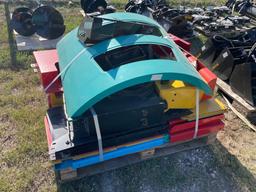 Bundle or Mini Excavator Parts,rear pannel,side pannels,Hydraulic tanks, misc
