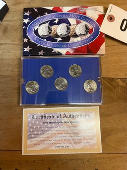 2003 Philadelphia Mint edition state quarter collection