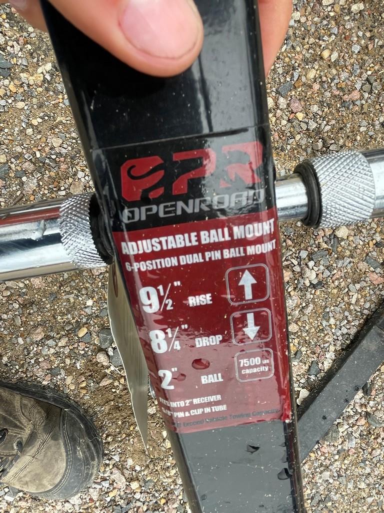 OPR openroad 2" ball drop hitches