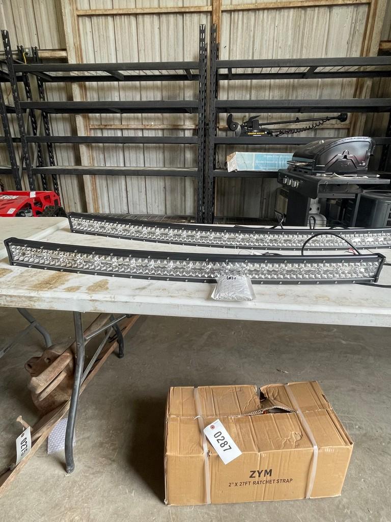 42" Curved LED light bar with brackets