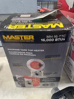 Master 16,000 BTU propane tank top heater