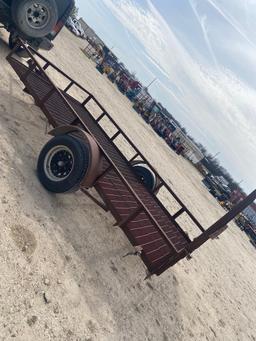 6x12 single axle trailer with steergrate floor bill of sale