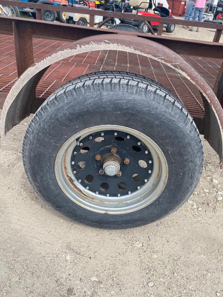 6x12 single axle trailer with steergrate floor bill of sale