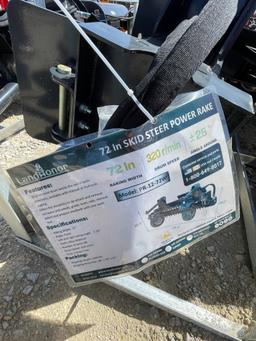 New Land honor 72" Quick attach power rake
