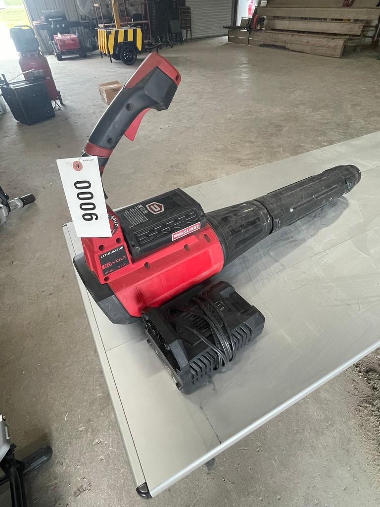 Craftsman 60V Blower with battery and charger