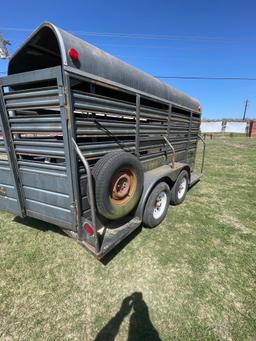 WW Bumper Pull 5x14 Slide gate,full open gate