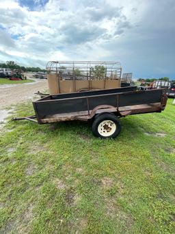 10'x4' single axle utility trailer