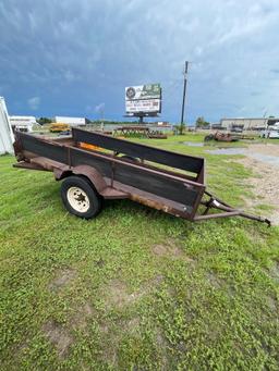10'x4' single axle utility trailer