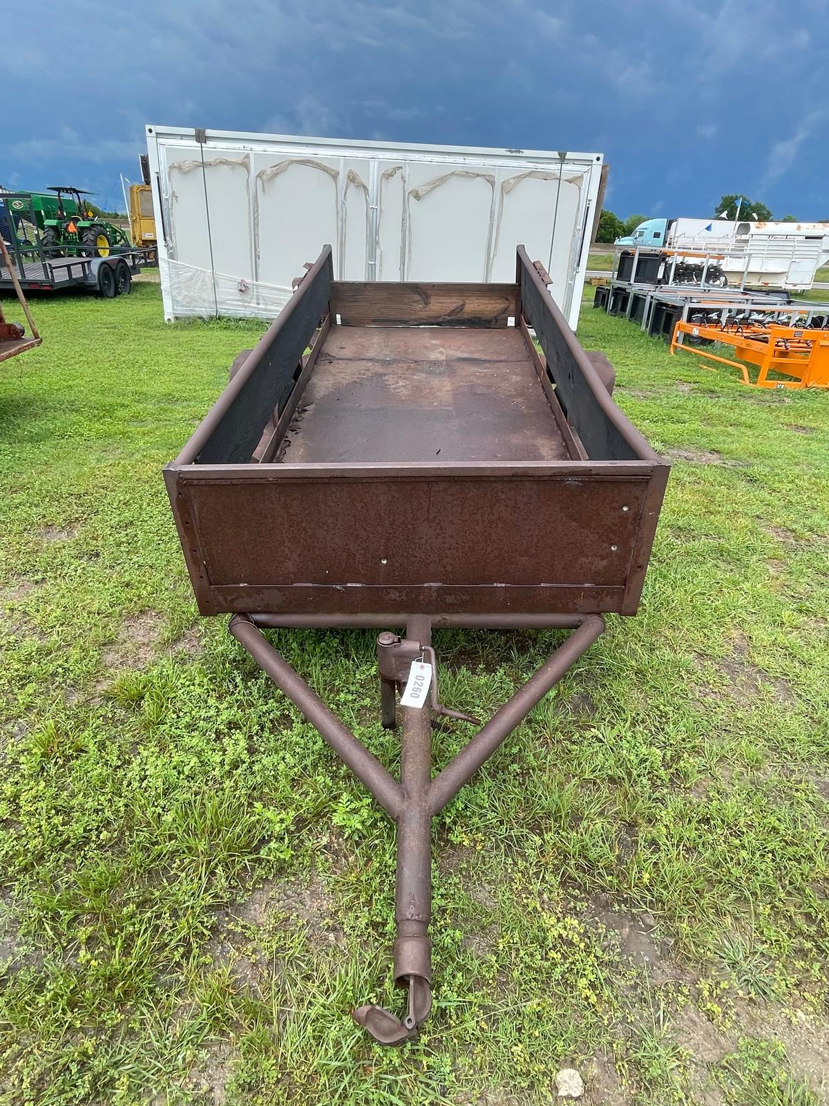 10'x4' single axle utility trailer