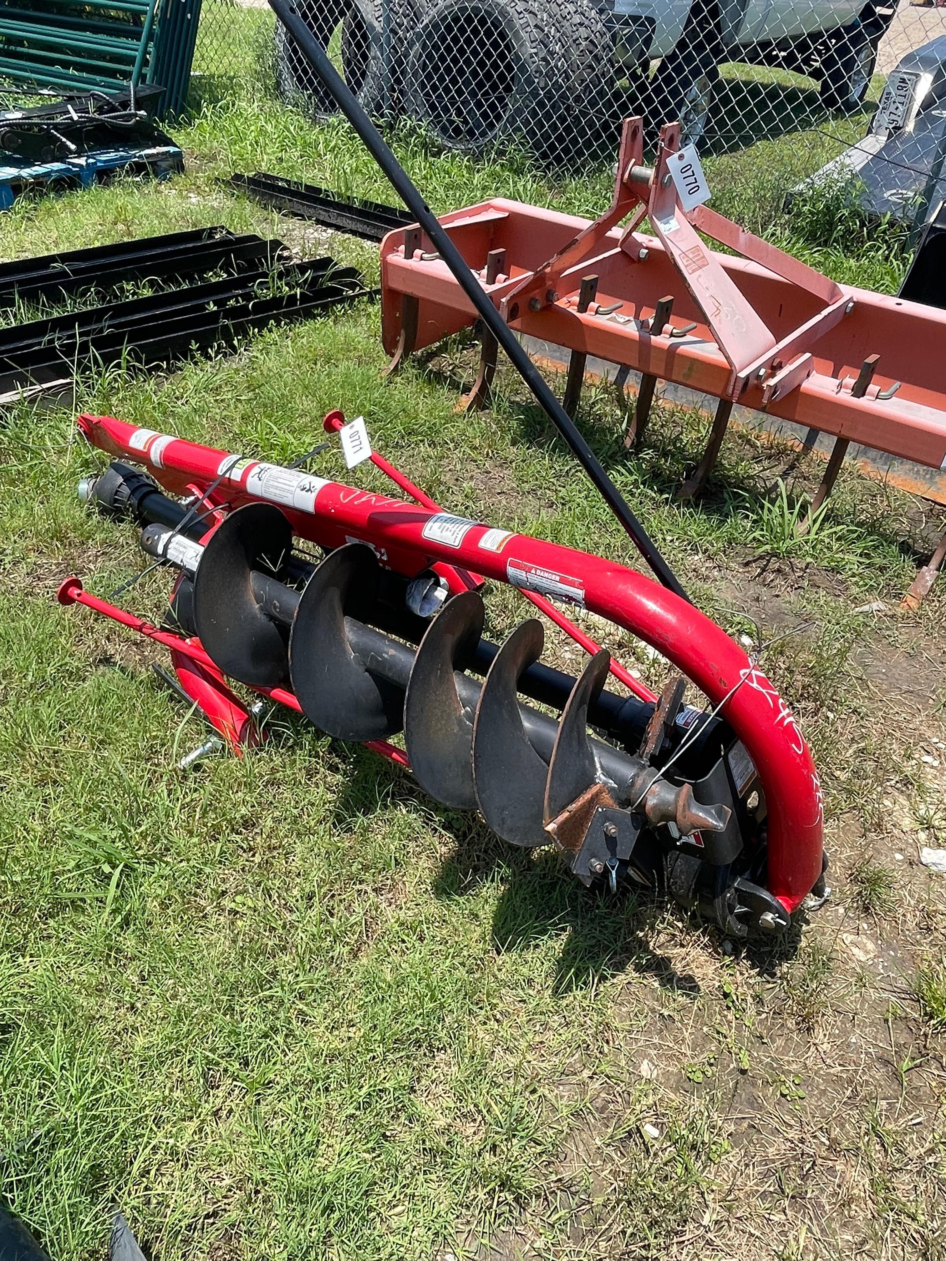 King Kutter 3 point auger