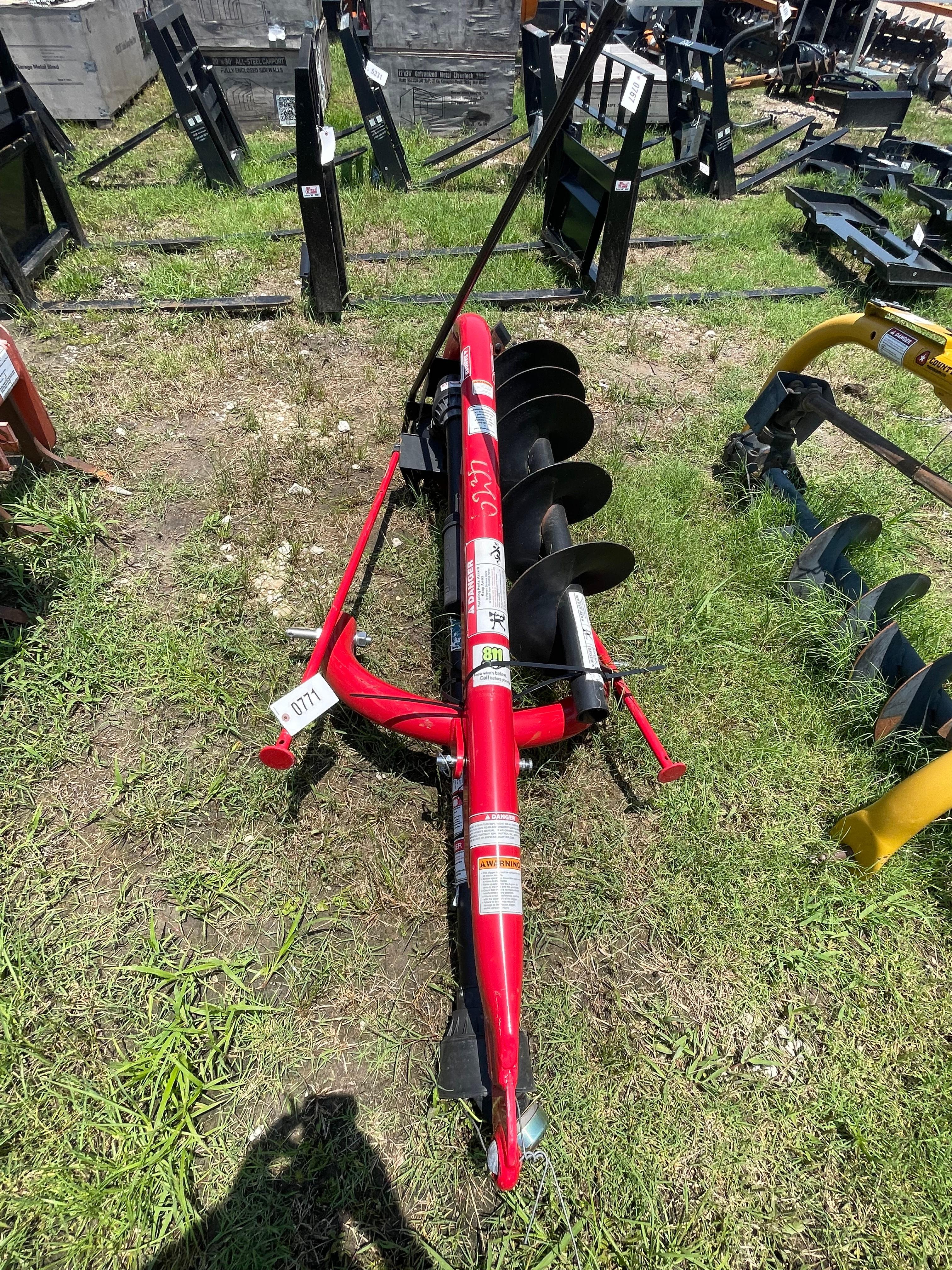 King Kutter 3 point auger