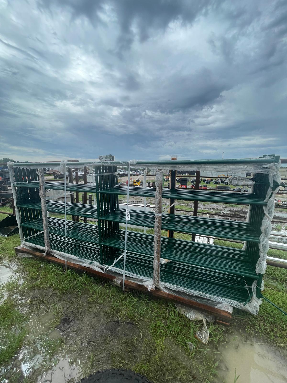 1-New 12'x6' 5 rail gate