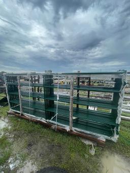 1-New 12'x6' 5 rail gate