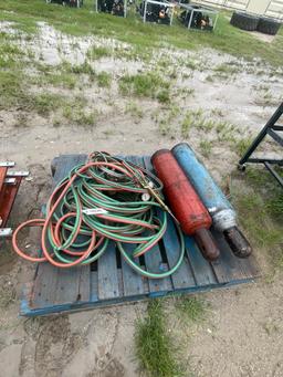 Oxygen & Acetylene Bottles with hoses