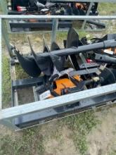 New wolverine Skid Steer Auger with 12&18" Bits