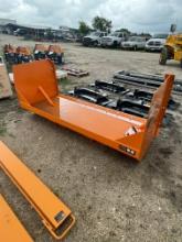 New Wolverine 84" Quick Attach Skid Steer Snow Pusher