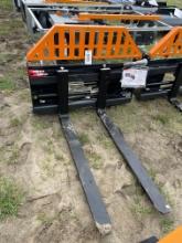 New Wolverine 48" Hydraulic Skid steer Pallet forks