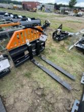 New Wolverine 48" Hydraulic Skid steer Pallet forks