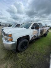 2015 Chevy 2500 3/4 ton 136K miles clean title runs & drives