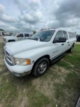 2003 Dodge Ram 3500 cav white miles 263,963 runs & drives vin#15537