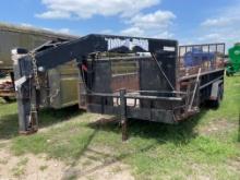 24ft. Gooseneck Trailer with title Dual Axle with brakes