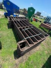 12ft. Utility walk thru 6 rail gate