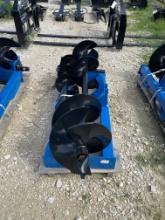 New GIYI Quick Attach Skid Steer Auger with 3 bits