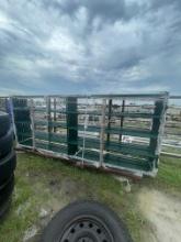 1-New 12'x6' 5 rail gate