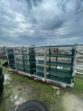 1-New 12'x6' 5 rail gate