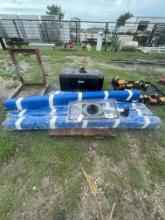 6 Pier pads for boat and 1 table for boat