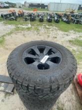4-18" Dodger ram wheels & tires