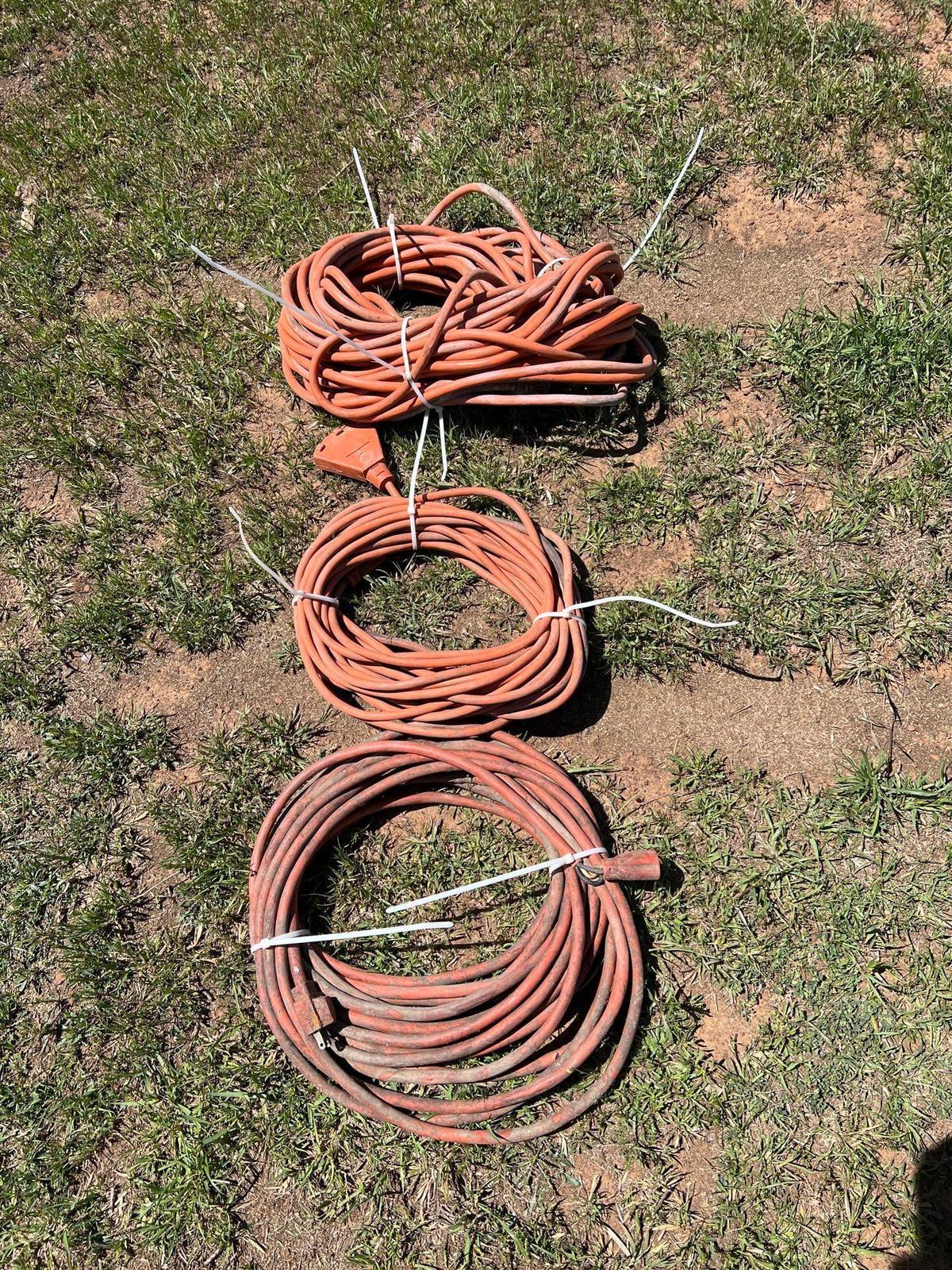 Lot of 3 Extension Cords