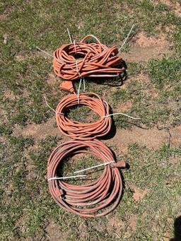 Lot of 3 Extension Cords