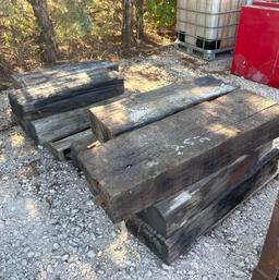 2 Pallets of Creosote Timbers