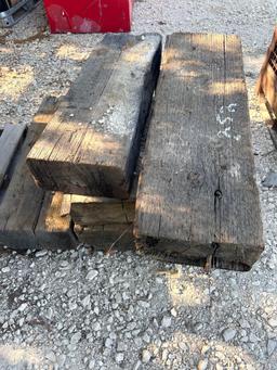 2 Pallets of Creosote Timbers