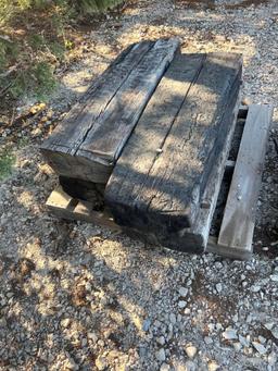 2 Pallets of Creosote Timbers