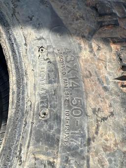 Set of 4 Super Swamper Tires 43 x 14.50?17