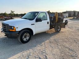 2000 Ford F-250 2wd Flatbed with Miller Bluestar 2E Welder with Cutting Torch Hoses - 288,866 mile