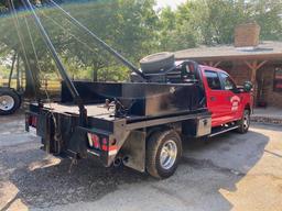 2017 Ford F-350 - 4x4 - Flatbed with Toolboxes, Electric Winch - 98,000 Miles