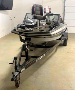 1988 Stratos 266 FS Boat - Has Johnson 90 Motor - Runs - Comes with Titles