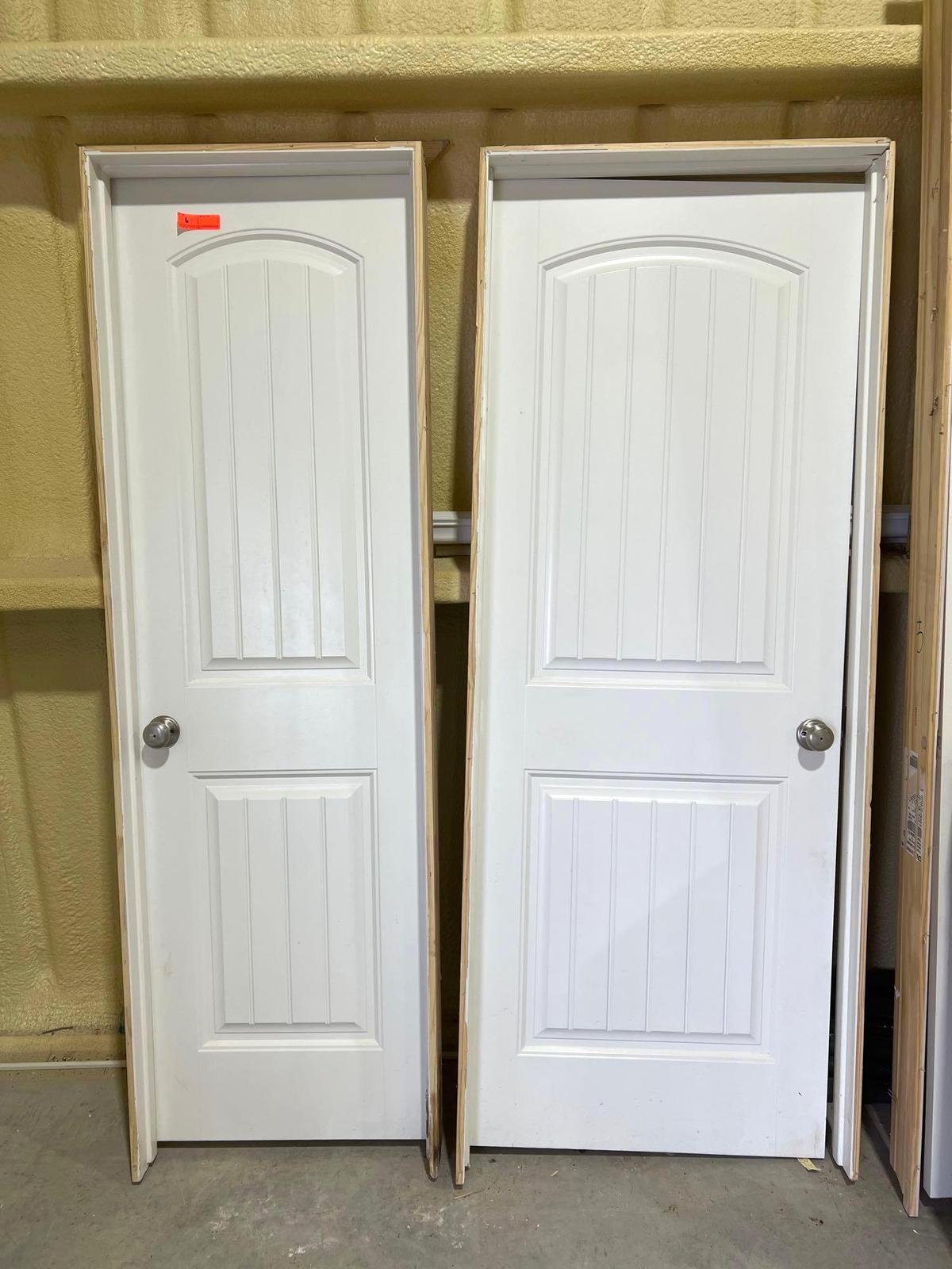 Lot of 2 Interior Doors - Different Sizes
