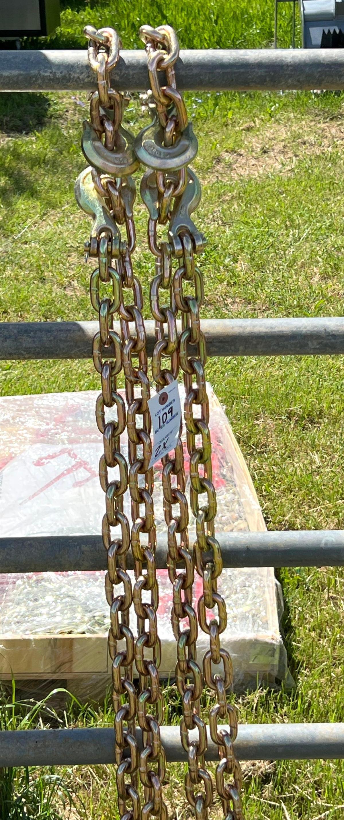 2 -20 foot Log Chains