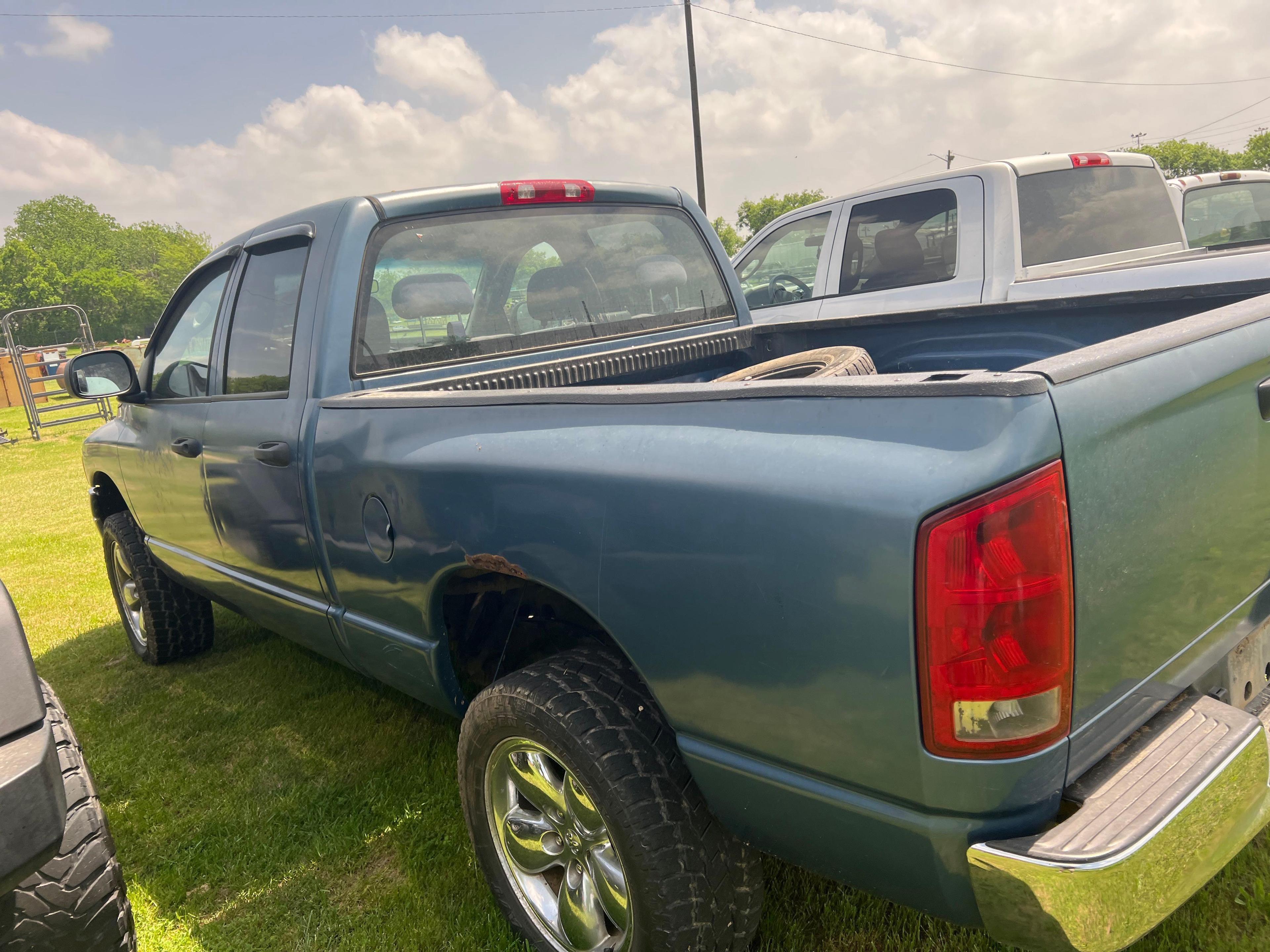 2005 Dodge Ram four-door pick up. 4 x 4. This truck was built in Canada. It has 386,770 km not miles